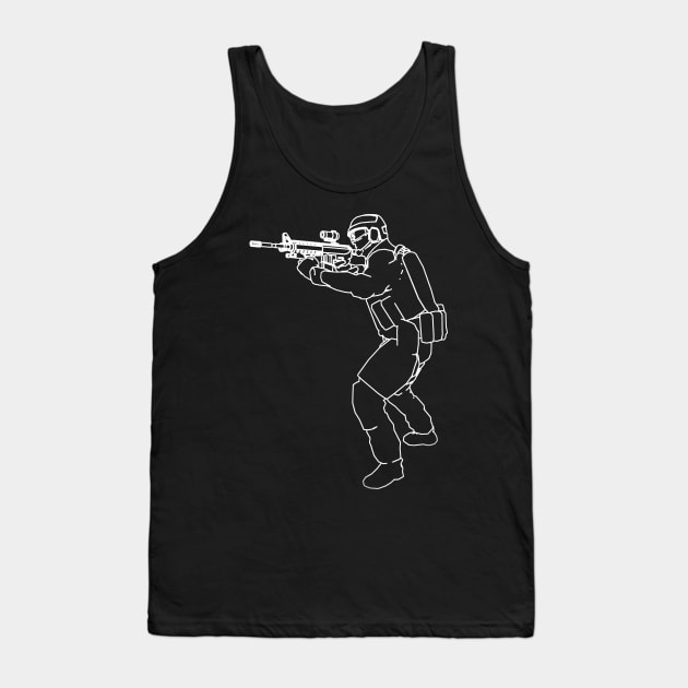 Soldier Tank Top by Arassa Army